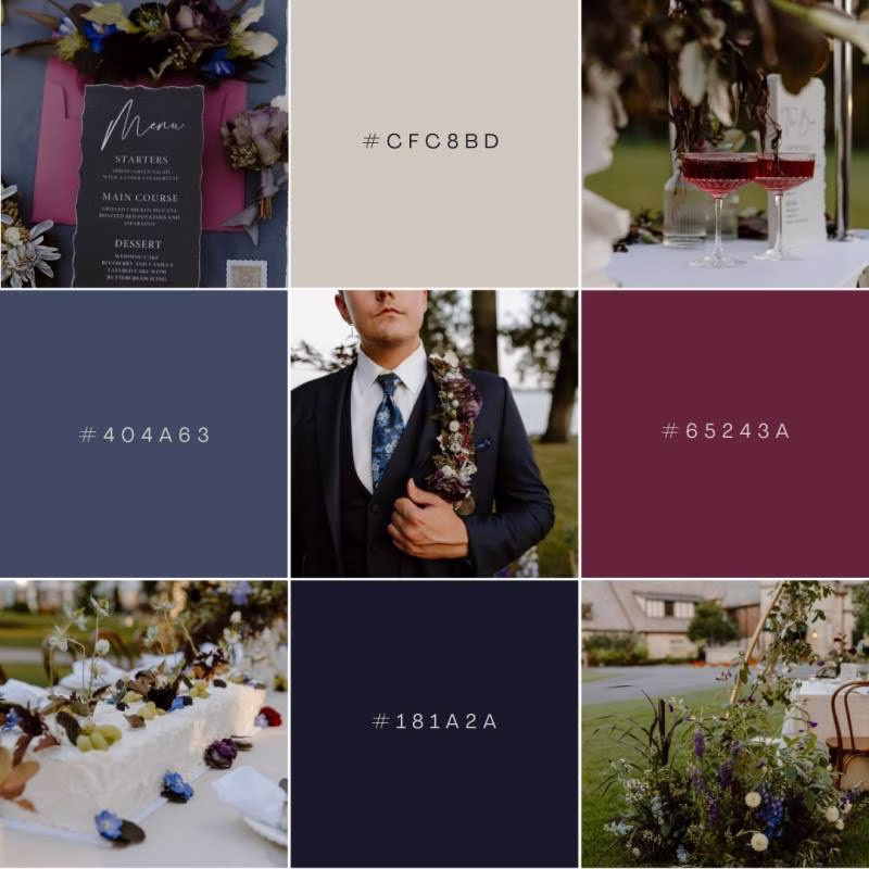 THE HOTTEST WEDDING COLORS FOR 2025