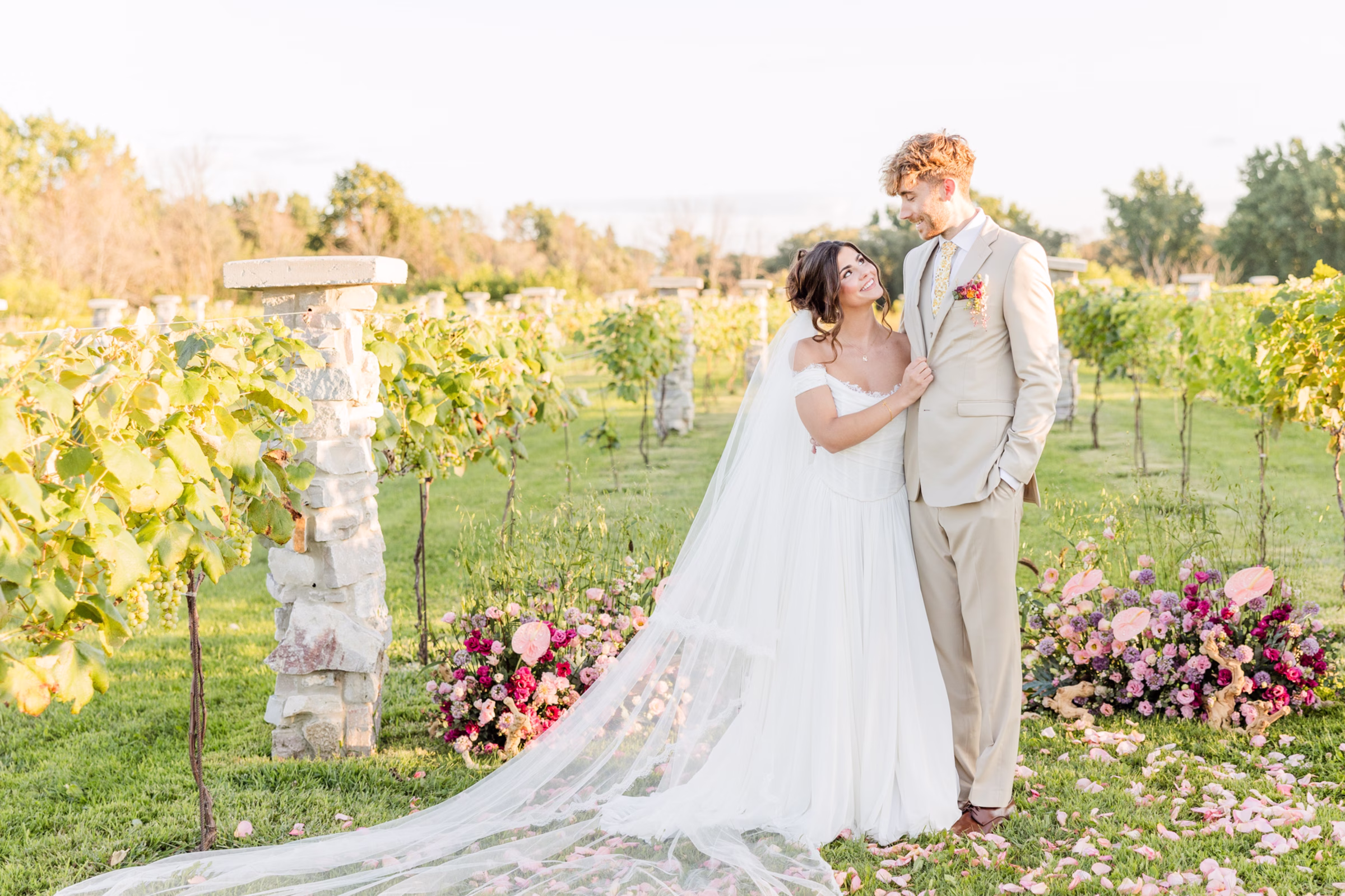 Château in Bloom: Romantic European wedding Inspiration at The Castle Vineyard