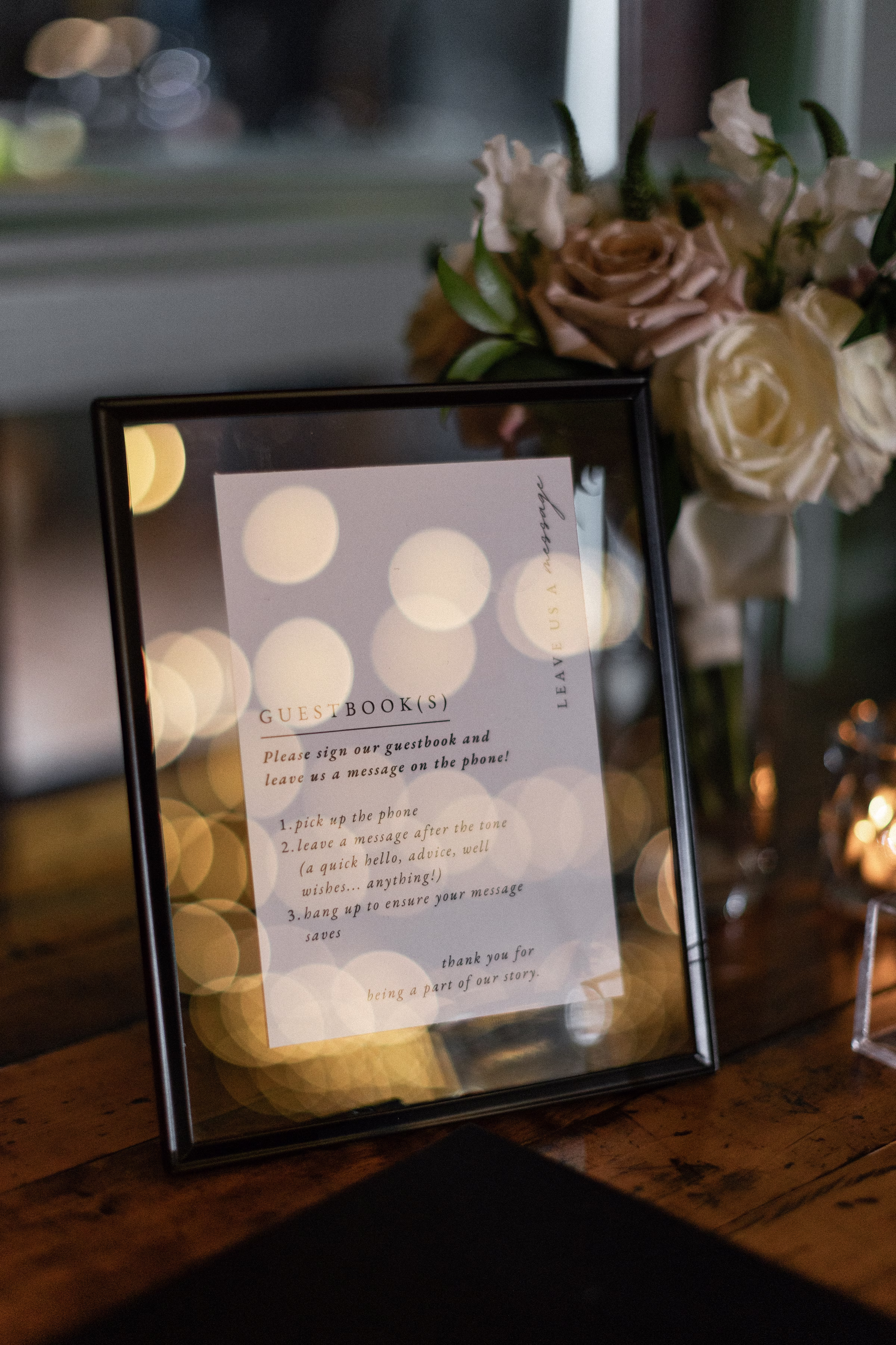 audio guestbook instructions