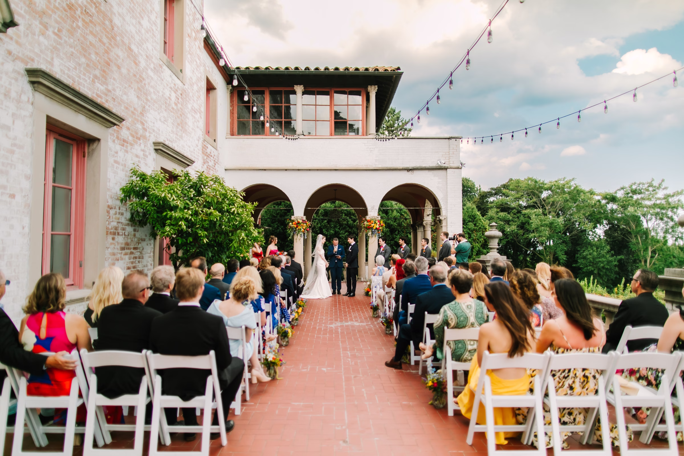 Art, Music & Love: Elena & Dasher’s Bold Wedding at Villa Terrace Museum & Gardens in Milwaukee